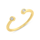 0.07ct 14k Yellow Gold Diamond Lady's Ring
